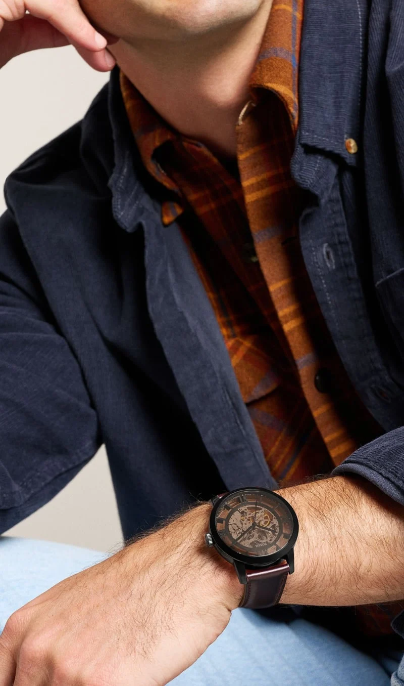 Hybrid Smartwatch Annette Pink Leather